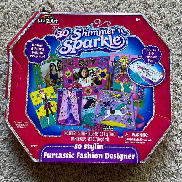 3- D SHIMMER 'N SPARKLE CRA-Z-ART KIT - Picture 1 of 2